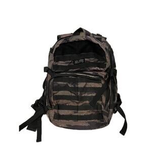 Generic Green Black Camo Tactical Backpack 36L